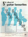 5th Album of Guitar Favourites: The Shadows guitar songbook