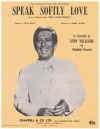Speak Softly Love Theme from film 'The Godfather' (1972 Andy Williams) original used sheet music