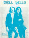 Well Hello (1972 Yellowstone and Voice) original used sheet music