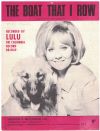 The Boat That I Row (1966 Lulu) original used sheet music