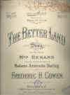 The Better Land (c.1890) sheet music
