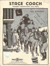 Stage Coach used sheet music