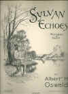 Sylvan Echoes piano solo (c.1900) by Albert H Oswald used original piano sheet music score for sale in Australian second hand music shop