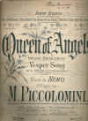 Queen Of Angels (Regina Angelorum) Vesper Song for the safety of fishermen (1897) sheet music