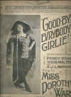 Goodbye Everybody's Girlie! 1910 sheet music