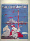 An Old Italian Love Song 1929 sheet music
