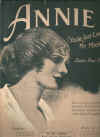Annie (You're Just Like My Mammy) 1923 sheet music