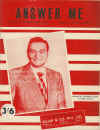 Answer Me (Oh Lord) (Mutterlien) used sheet music