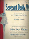 Sergeant Daddy, V.C. from 'Robinson Crusoe' (c.1914) sheet music