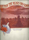 When The Roses Bid Summer Good-Bye 1919 sheet music