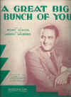 A Great Big Bunch Of You 1932 sheet music