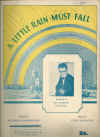 A Little Rain Must Fall 1939 sheet music