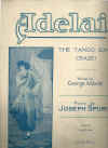 Adelai (tango song) 1921 sheet music