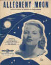 Allegheny Moon used sheet music