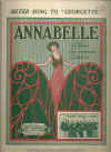 Annabelle 1923 sheet music