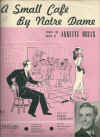 A Small Cafe By Notre Dame used sheet music
