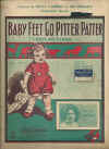 Baby Feet Go Pitter Patter ('Cross My Floor) 1927 sheet music