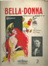 Bella-Donna 1927 Jack Lumsdaine Will Prior Australian songwriters used original piano sheet music score for sale in Australian second hand music shop