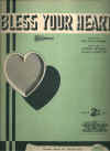 Bless Your Heart 1933 sheet music