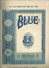 Blue 1922 sheet music