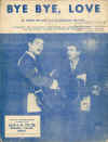 Bye Bye Love used sheet music