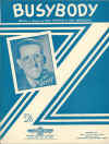 Busybody used sheet music