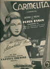 Carmelita (tangoette) used sheet music