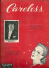 Careless 1939 sheet music