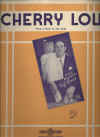 Cherry Lou (1947) song by Linn Smith Australian songwriter Geoff Brooke used original Australian sheet music score for sale in Australian second hand music shop