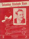 Columbus Stockade Blues used sheet music