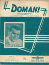 Domani (Tomorrow) used sheet music