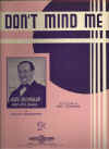 Don't Mind Me! Abe Romain 1946 used original Australian song piano sheet music score for sale in Australian second hand music shop